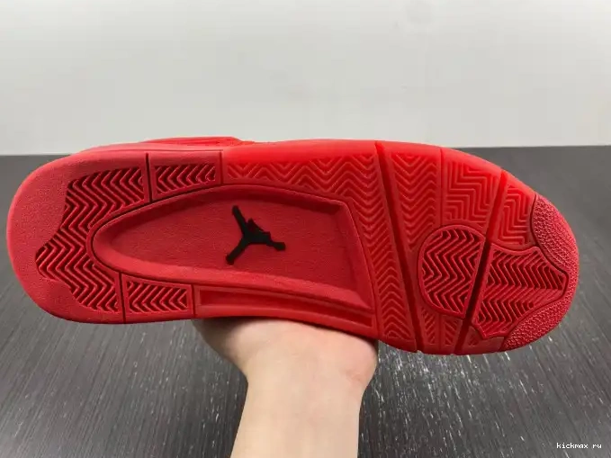 Rep AQ3559-600 Jordan Retro 4 Flyknit Red 0606